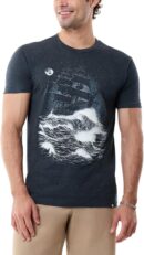 Men's Ocean Wave Surf Nature Graphic T-Shirt