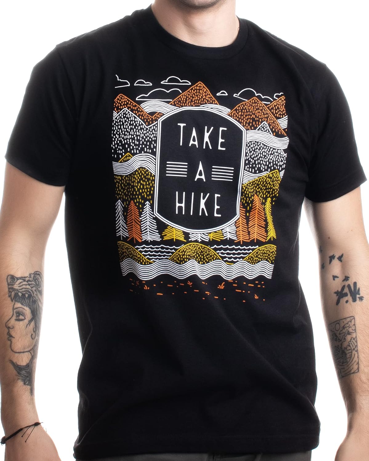 Men's Take A Hike Outdoor Nature Graphic T-Shirt 1 Men's Take A Hike Outdoor Nature Graphic T-Shirt