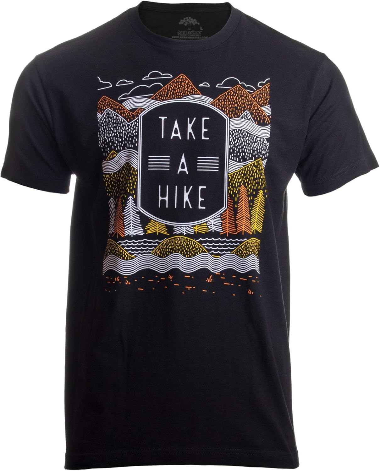 Men's Take A Hike Outdoor Nature Graphic T-Shirt 2 Men's Take A Hike Outdoor Nature Graphic T-Shirt - Image 2