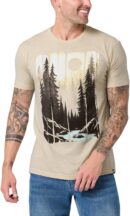 Men's Vintage Hiking Outdoor Wilderness Graphic T-Shirt