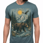 Men's Wildlife Animal Nature Outdoor Graphic T-Shirt
