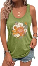 Women's Floral Garden Nature Tank Top