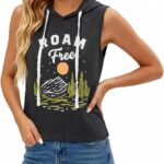 Women's Mountain Hiking Outdoor Sleeveless Hooded Tank